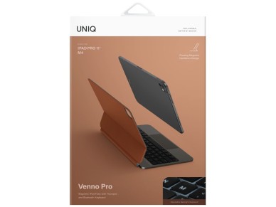 Funda con teclado magnético inteligente Uniq Venno Pro para iPad de 11" (2025) / iPad Air de 11" (20 Funda con teclado magnético inteligente Uniq Venno Pro para iPad de 11" (2025) / iPad Air de 11" (20