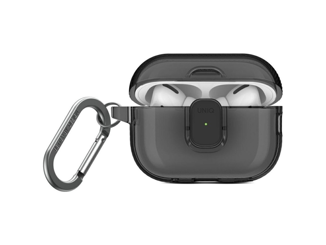 Capa Uniq Glase Pro para AirPods Pro 2 - Preta