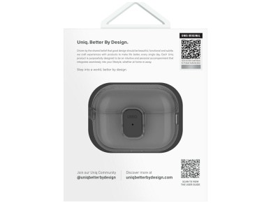 Uniq Glase Pro Case for AirPods Pro 2 - Black Uniq Glase Pro Case for AirPods Pro 2 - Black