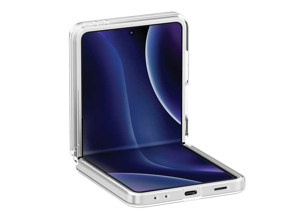 Funda de carga Uniq LifePro Xtreme Magclick para Samsung Galaxy Z Flip 7 - Transparente