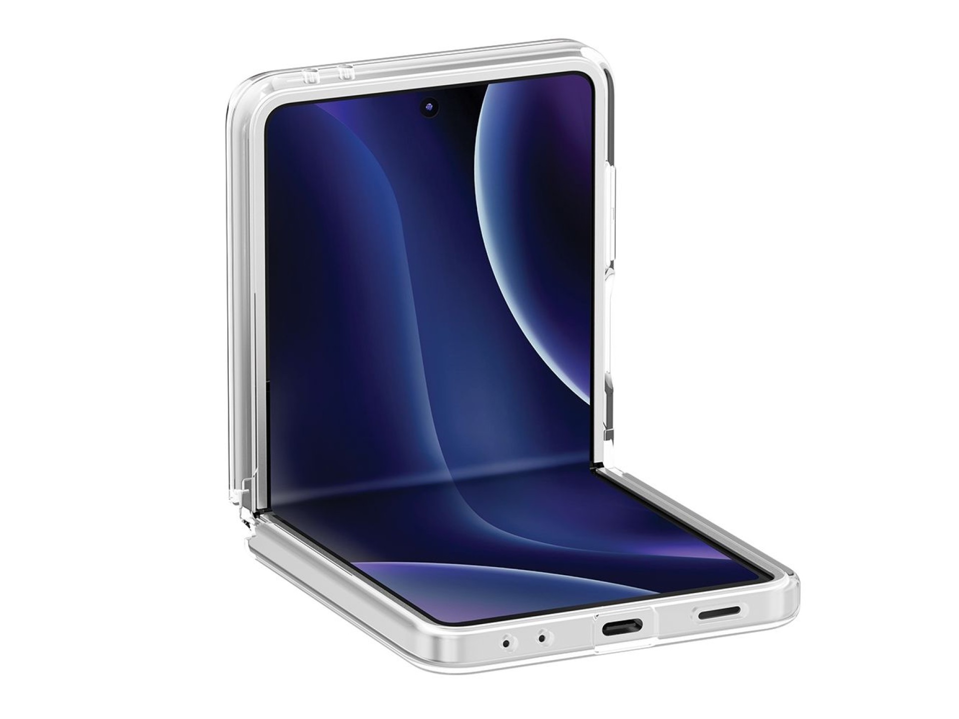 Uniq LifePro Xtreme Magclick Charging Case for Samsung Galaxy Z Flip 7 - Transparent