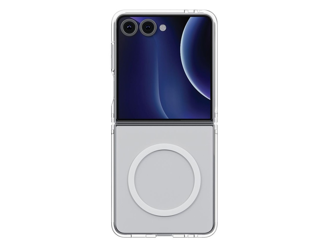 Funda de carga Uniq LifePro Xtreme Magclick para Samsung Galaxy Z Flip 7 - Transparente