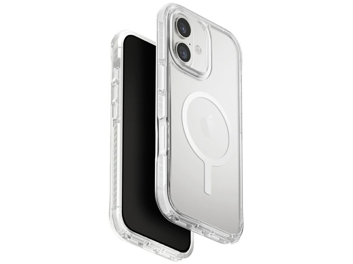 Funda de carga Uniq Combat Magclick para iPhone 17 - Blanca