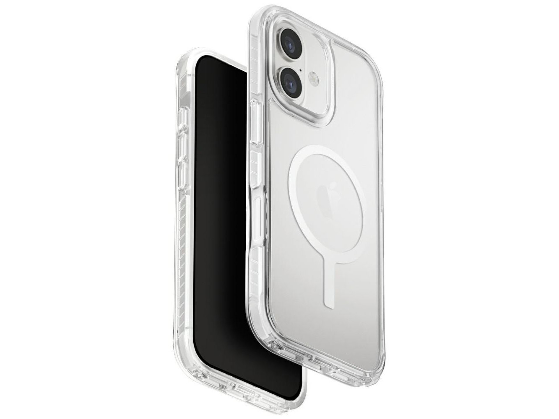 Capa de carregamento Uniq Combat Magclick para iPhone 17 - Branca