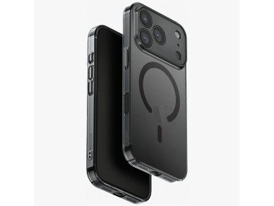 Capa de carregamento Uniq Airsuit Magclick para iPhone 17 Pro - Preta
