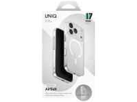 Capa de carregamento Uniq Airsuit Magclick para iPhone 17 Pro - Transparente Capa de carregamento Uniq Airsuit Magclick para iPhone 17 Pro - Transparente