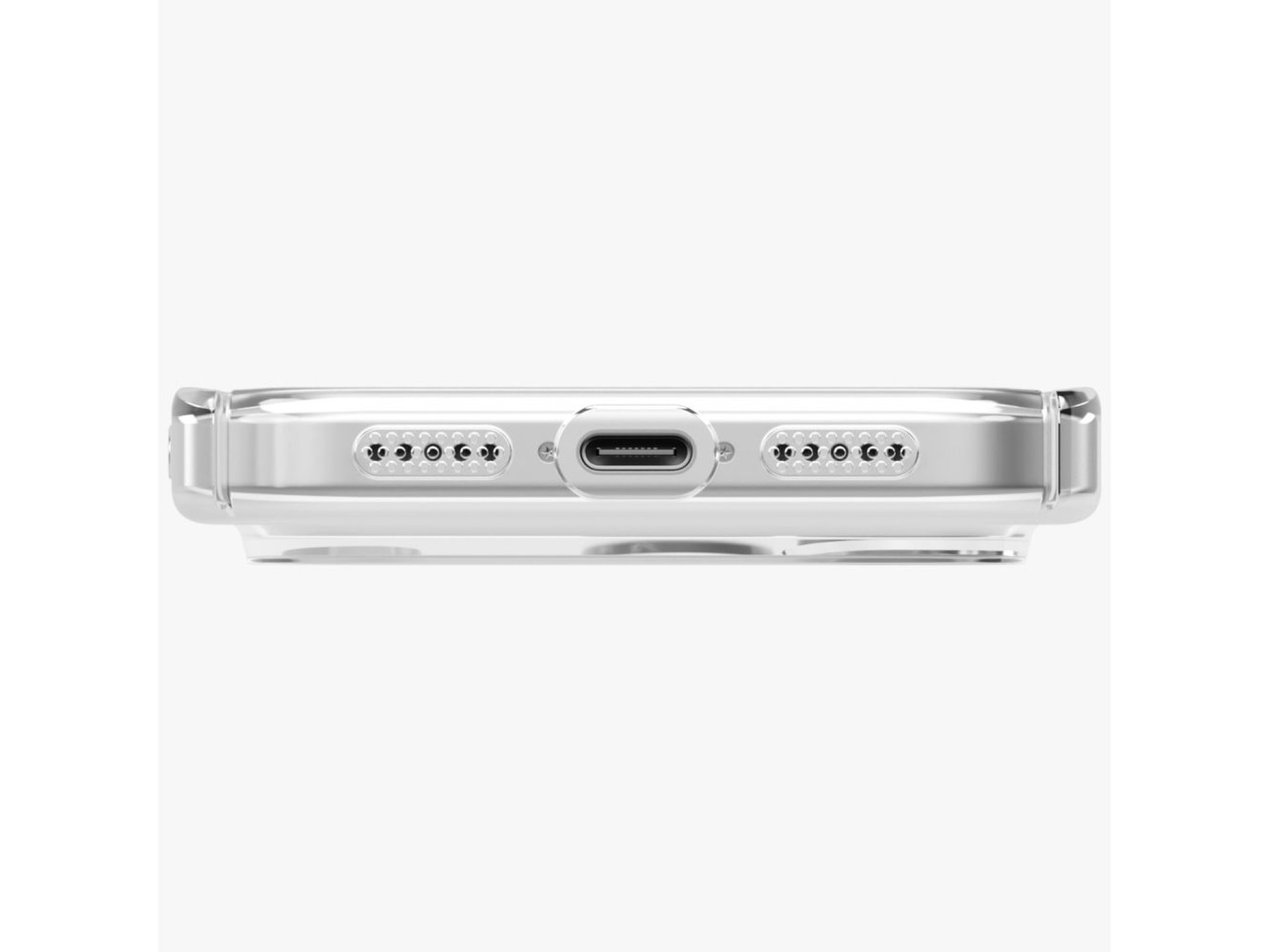 Capa de carregamento Uniq Airsuit Magclick para iPhone 17 Pro - Transparente