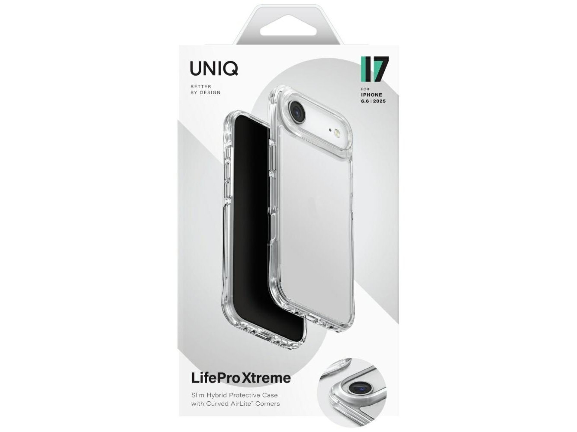 Capa Uniq Lifepro Xtreme transparente para iPhone 17 Air
