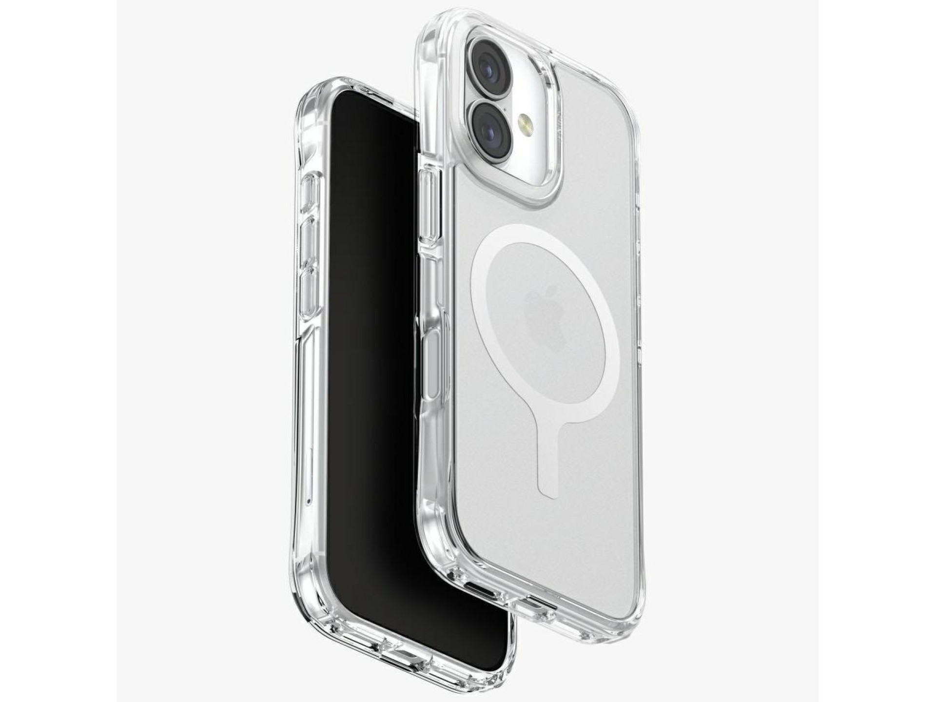 Capa de carregamento Uniq LifePro Xtreme Magclick para iPhone 17 - Transparente com Glitter