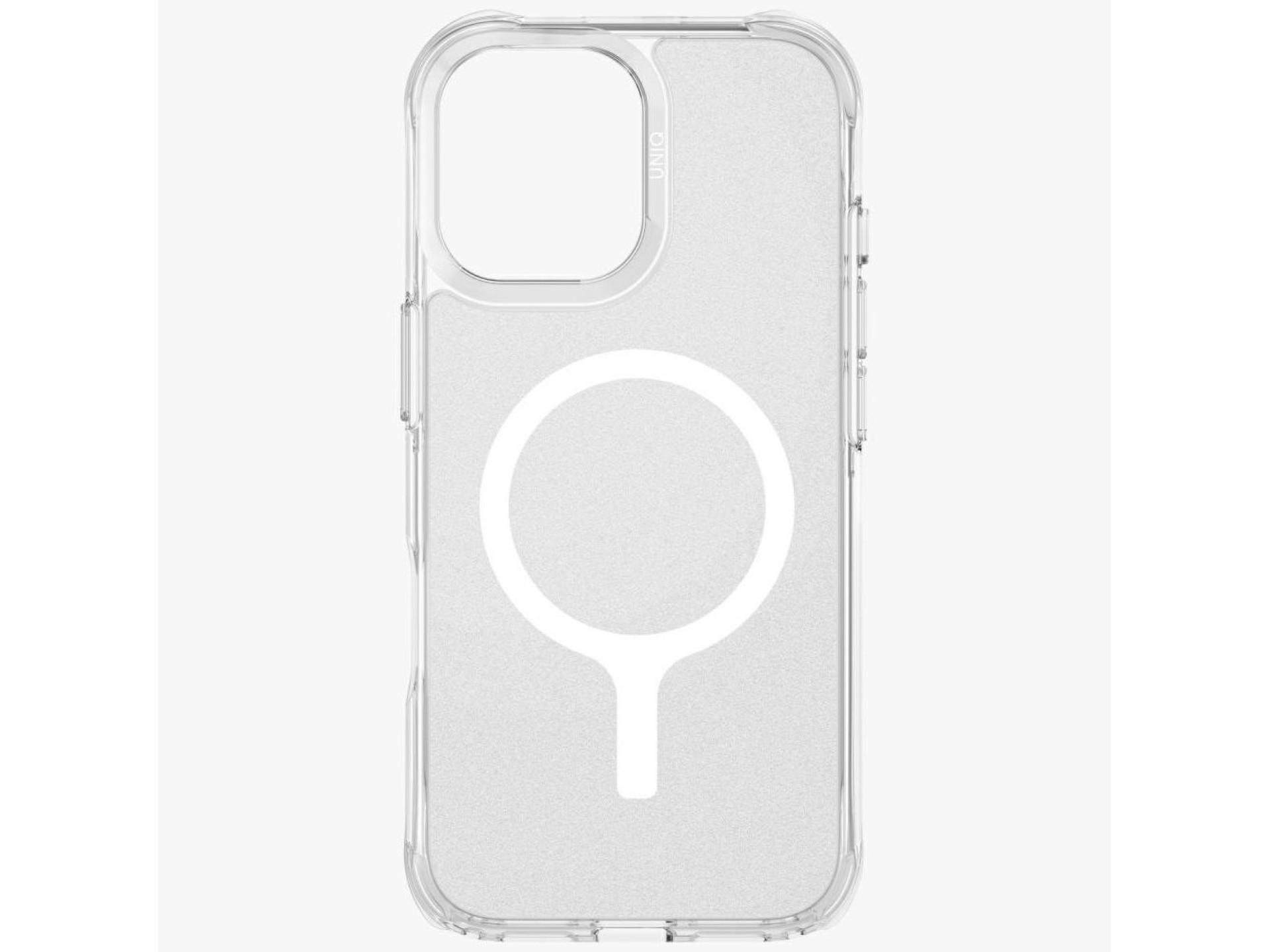Capa de carregamento Uniq LifePro Xtreme Magclick para iPhone 17 - Transparente com Glitter