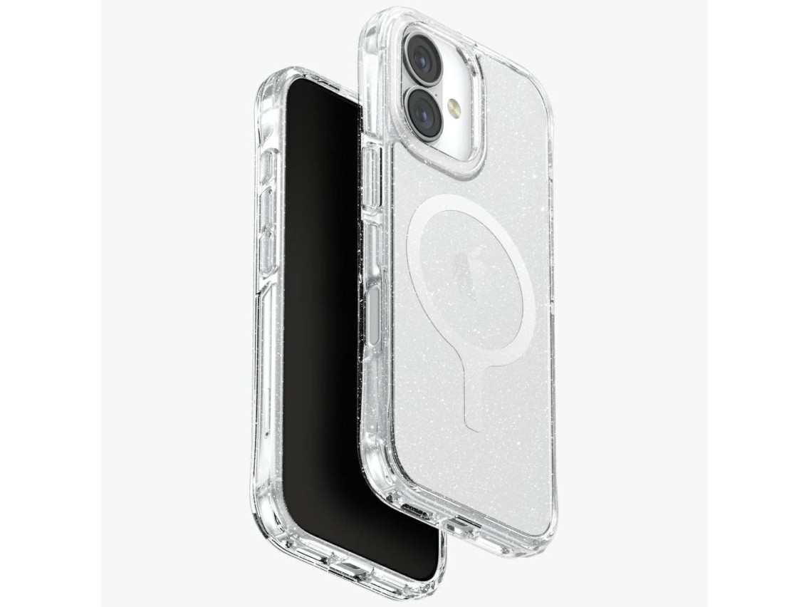 Uniq LifePro Xtreme Magclick Charging Case for iPhone 17 - Transparent-Glitter
