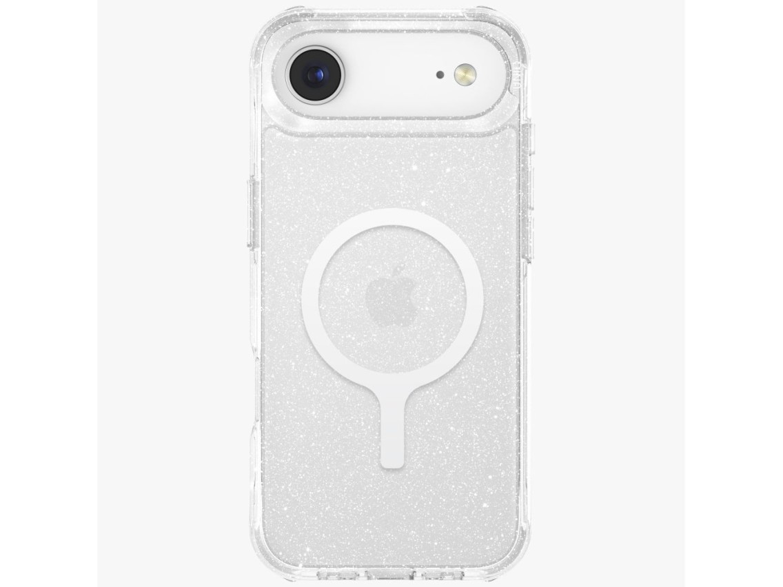 Uniq LifePro Xtreme Magclick Charging Case for iPhone 17 Air - Transparent-Glitter