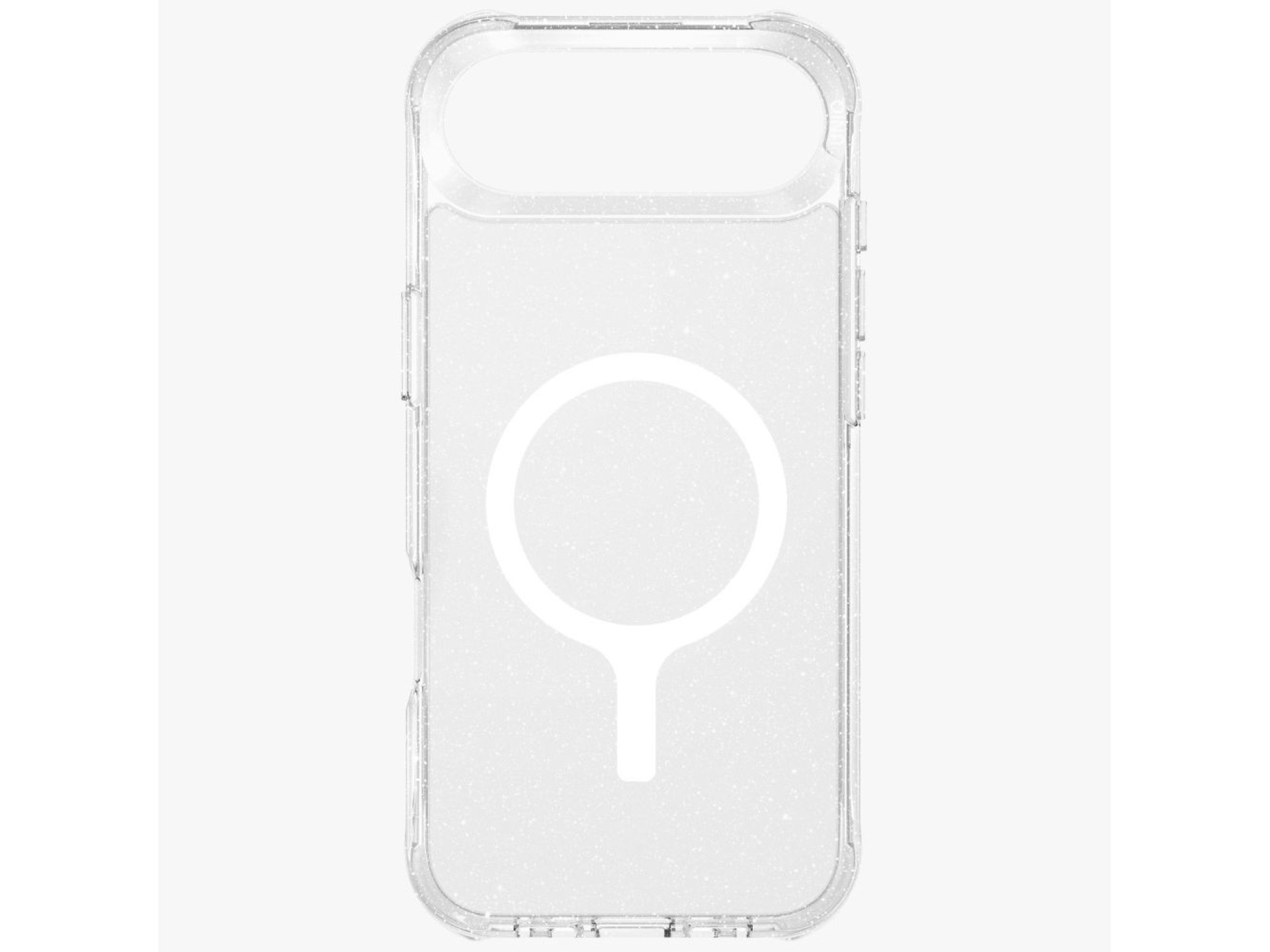Uniq LifePro Xtreme Magclick Charging Case for iPhone 17 Air - Transparent-Glitter