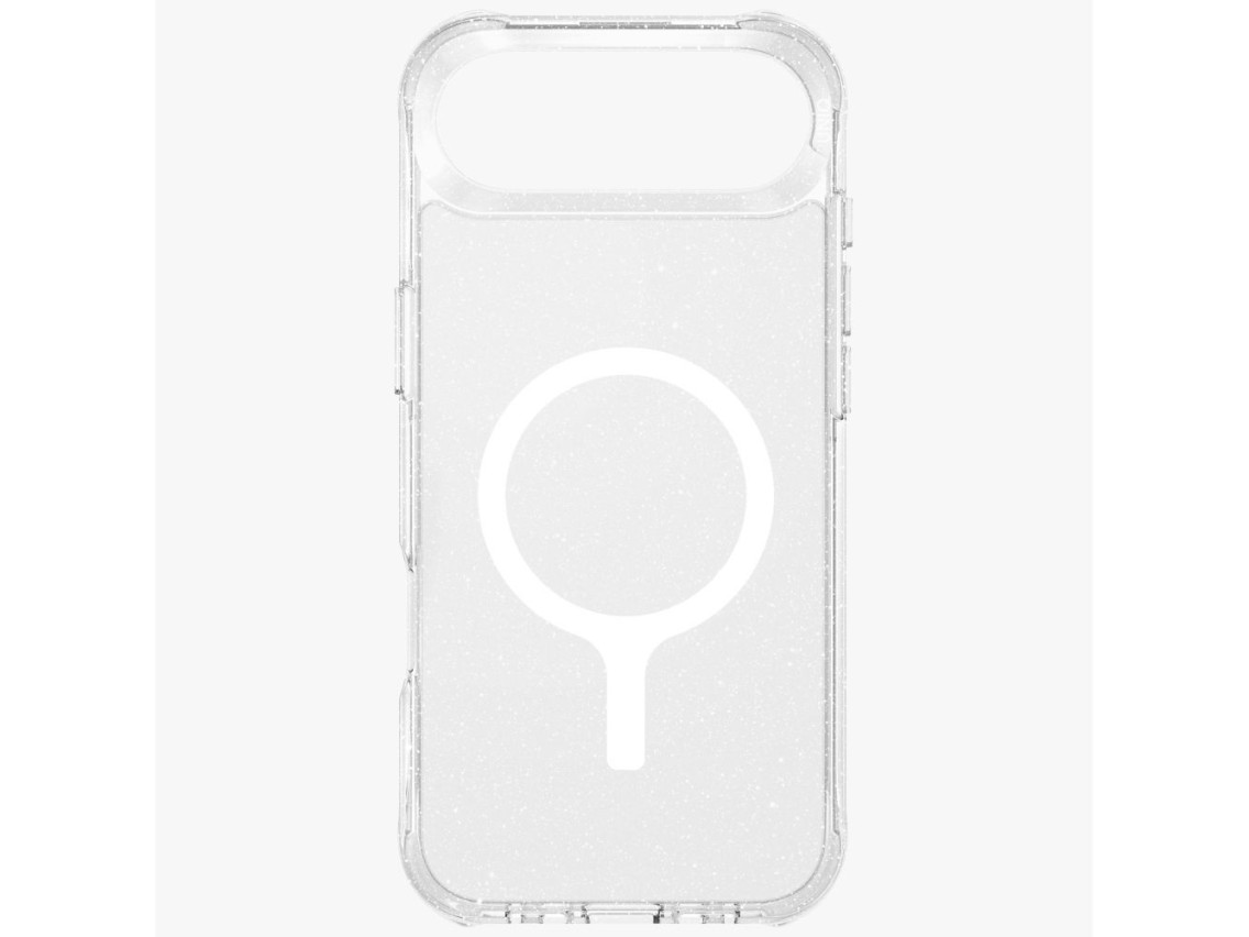 Uniq LifePro Xtreme Magclick Charging Case for iPhone 17 Air - Transparent-Glitter