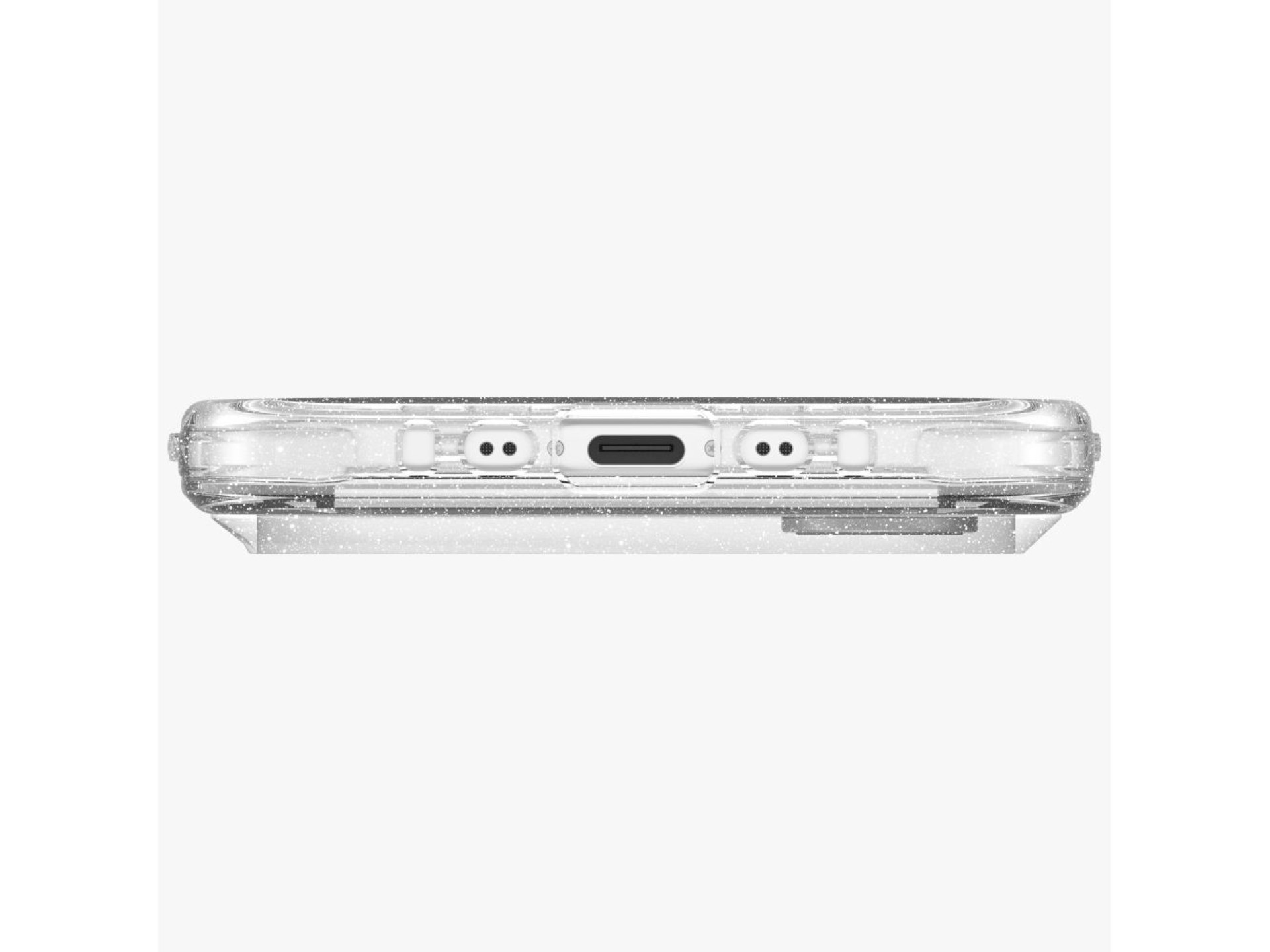 Uniq LifePro Xtreme Magclick Charging Case for iPhone 17 Air - Transparent-Glitter