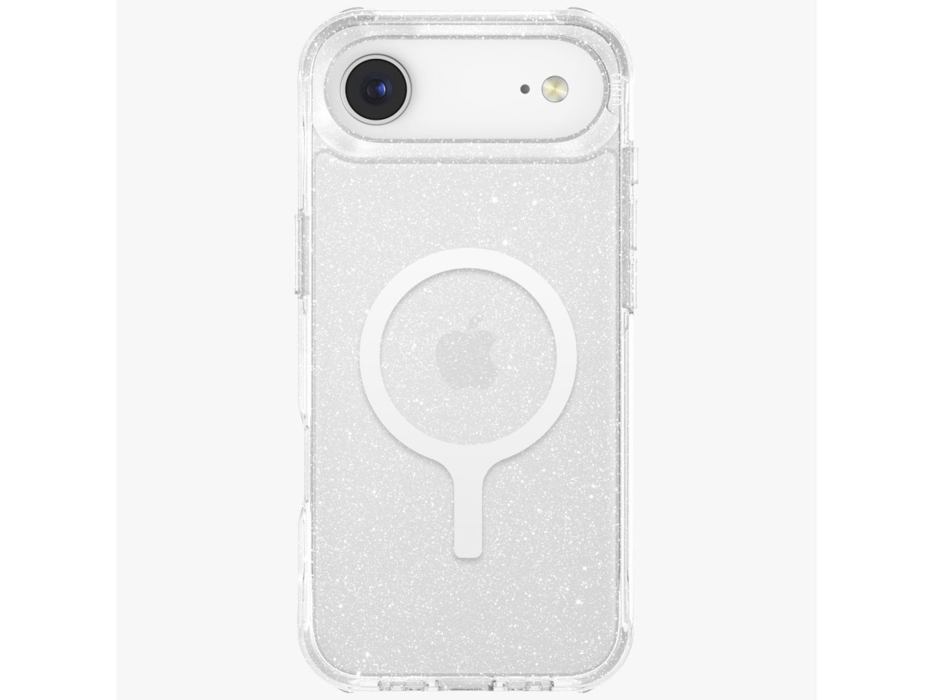 Uniq LifePro Xtreme Magclick Charging Case for iPhone 17 Air - Transparent-Glitter