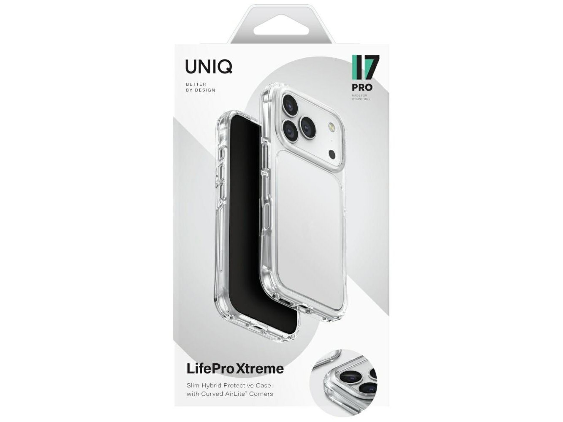 Funda Uniq Lifepro Xtreme para iPhone 17 Pro - Transparente