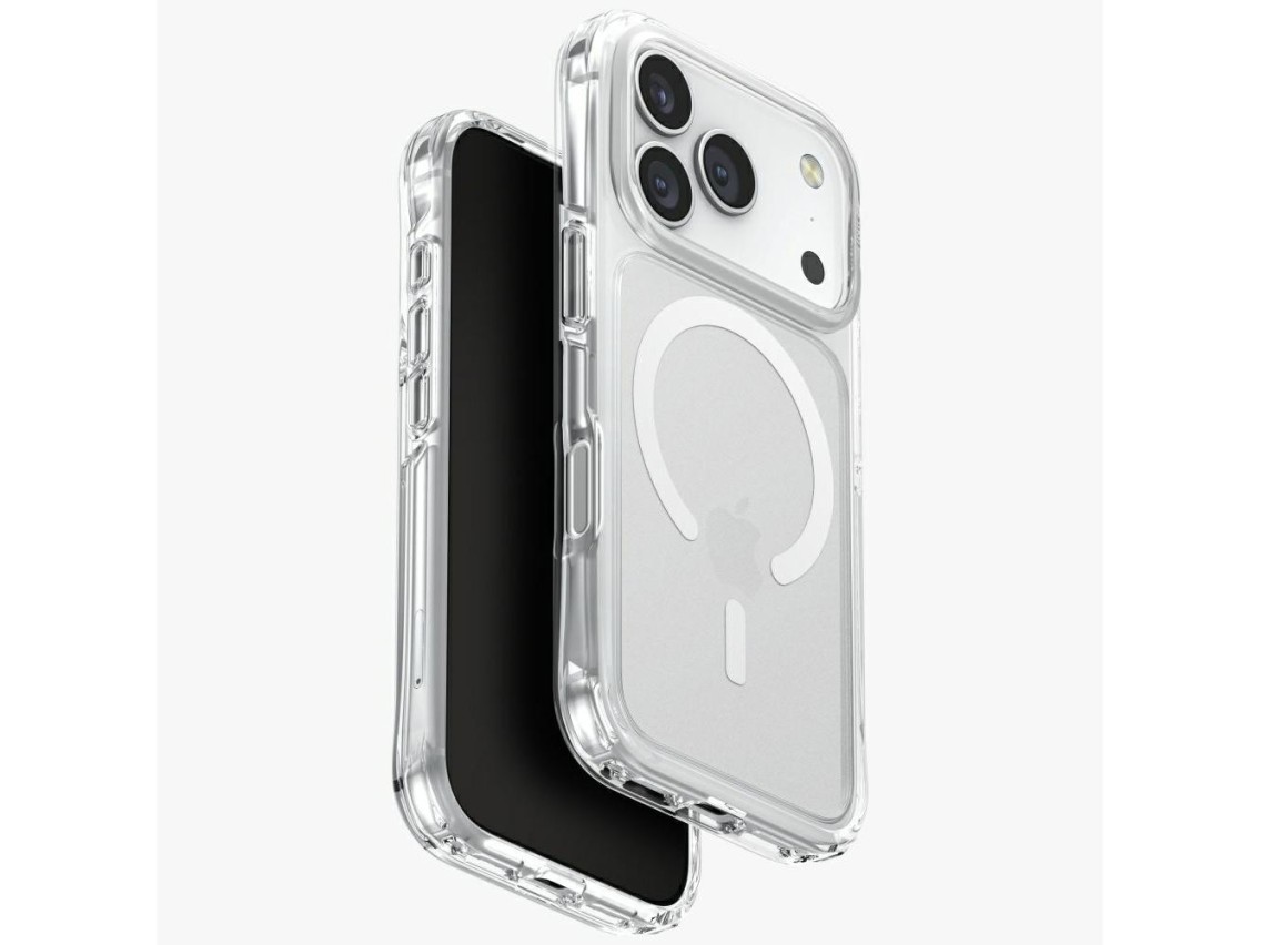 Uniq LifePro Xtreme Magclick Charging Case for iPhone 17 Pro - Clear-Glitter