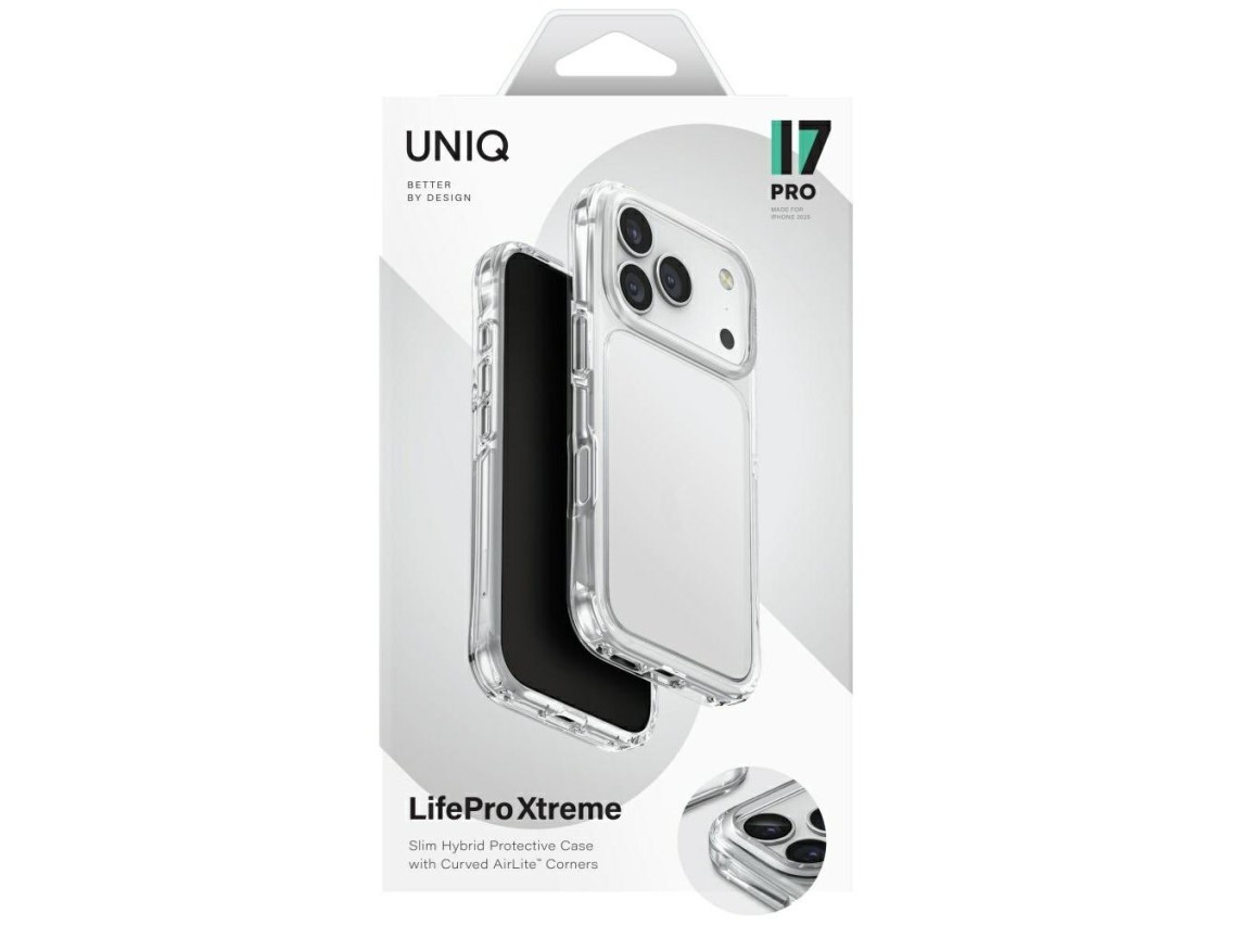 Uniq Lifepro Xtreme Case for iPhone 17 Pro - Transparent