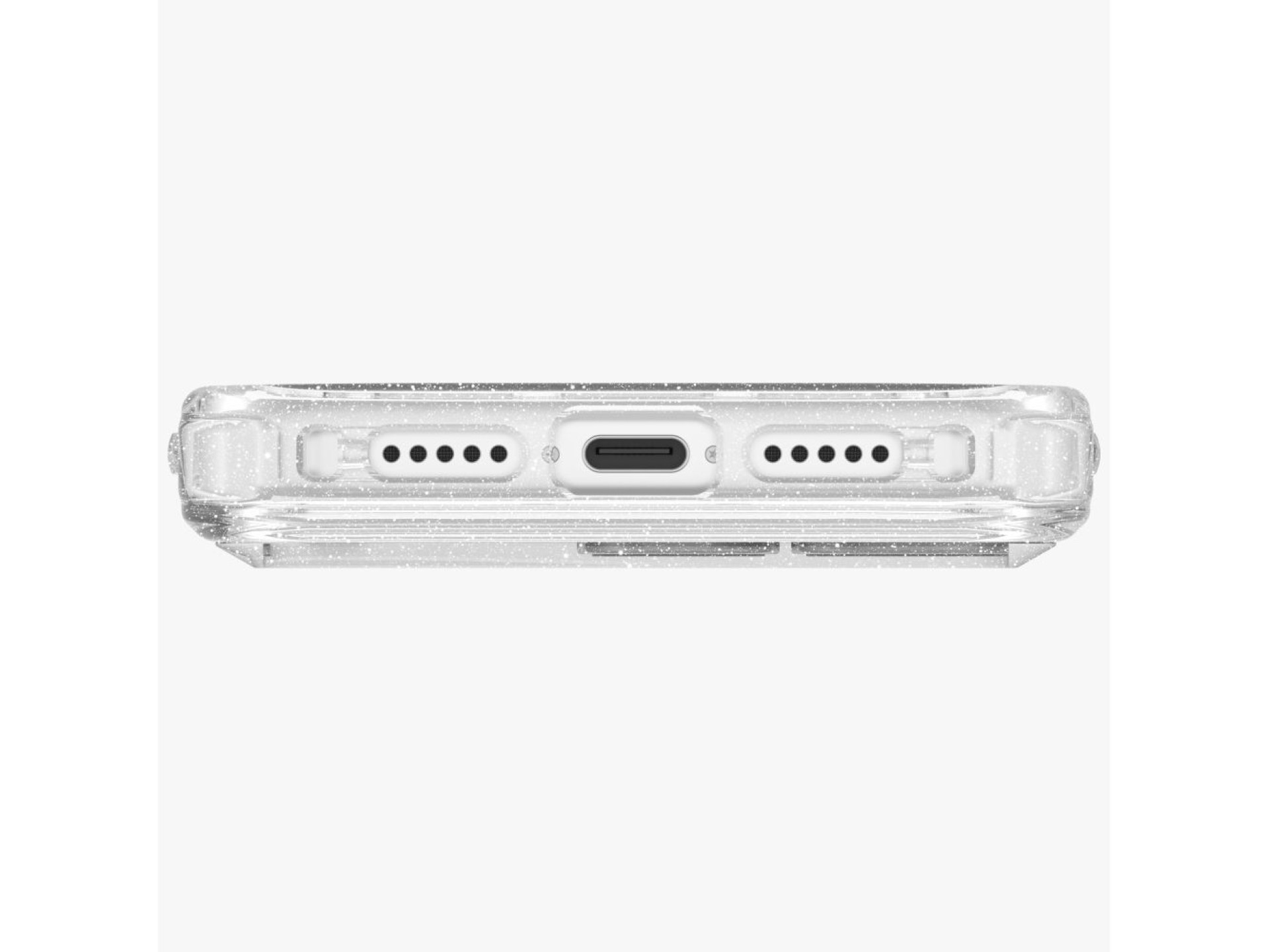 Uniq LifePro Xtreme Magclick Charging Case for iPhone 17 Pro - Clear-Glitter
