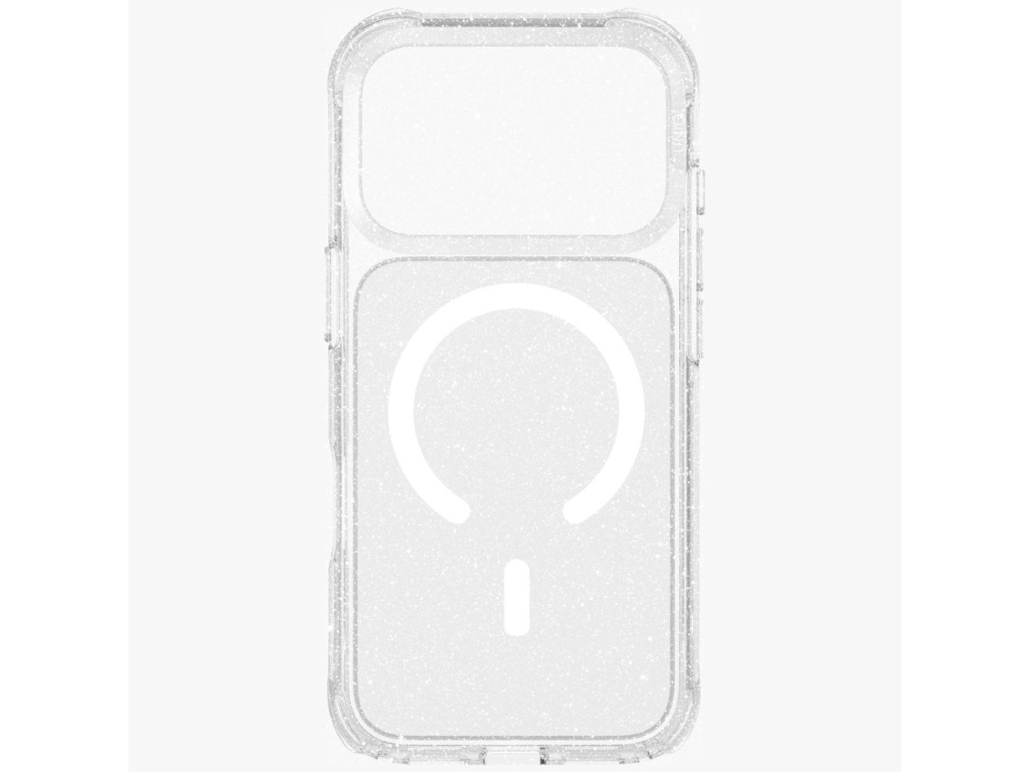 Uniq LifePro Xtreme Magclick Charging Case for iPhone 17 Pro - Clear-Glitter