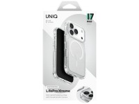 Funda de carga Uniq LifePro Xtreme Magclick para iPhone 17 Pro - Transparente con purpurina Funda de carga Uniq LifePro Xtreme Magclick para iPhone 17 Pro - Transparente con purpurina