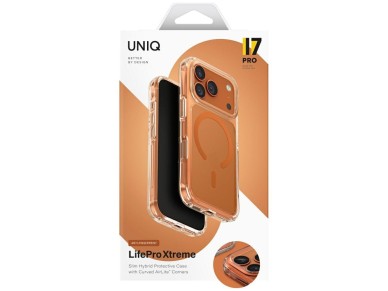Uniq LifePro Xtreme Magclick Charging Case for iPhone 17 Pro - Orange