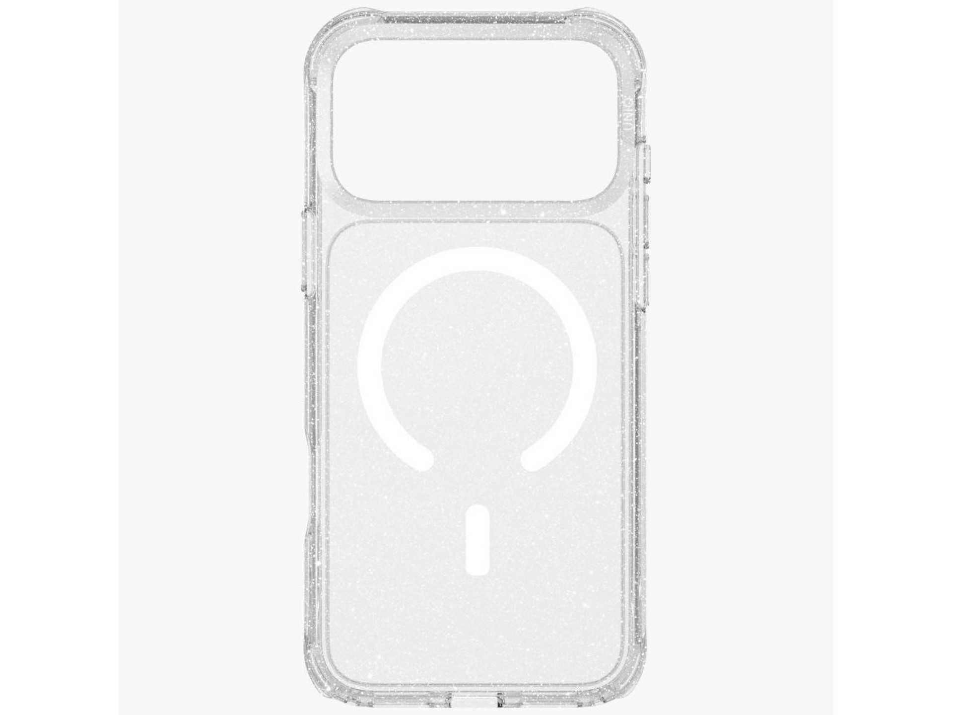Uniq LifePro Xtreme Magclick Charging Case for iPhone 17 Pro Max - Clear-Glitter