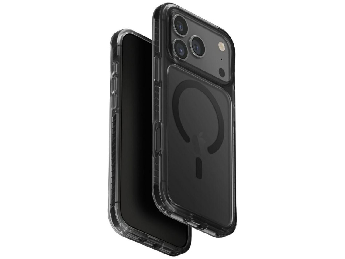 Funda con carga Magclick Uniq Combat para iPhone 17 Pro Max - Negra