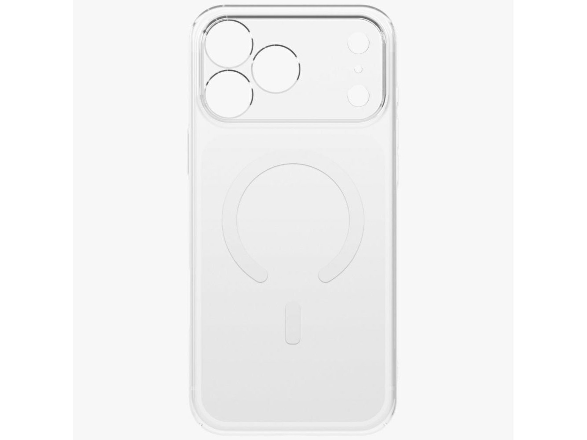 Capa Uniq Airsuit para iPhone 17 Pro Max com carregamento Magclick - Transparente