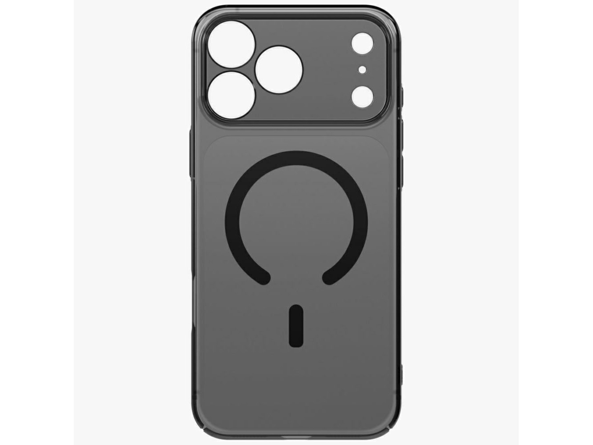 Capa Uniq Airsuit para iPhone 17 Pro Max com carregamento Magclick - Preta