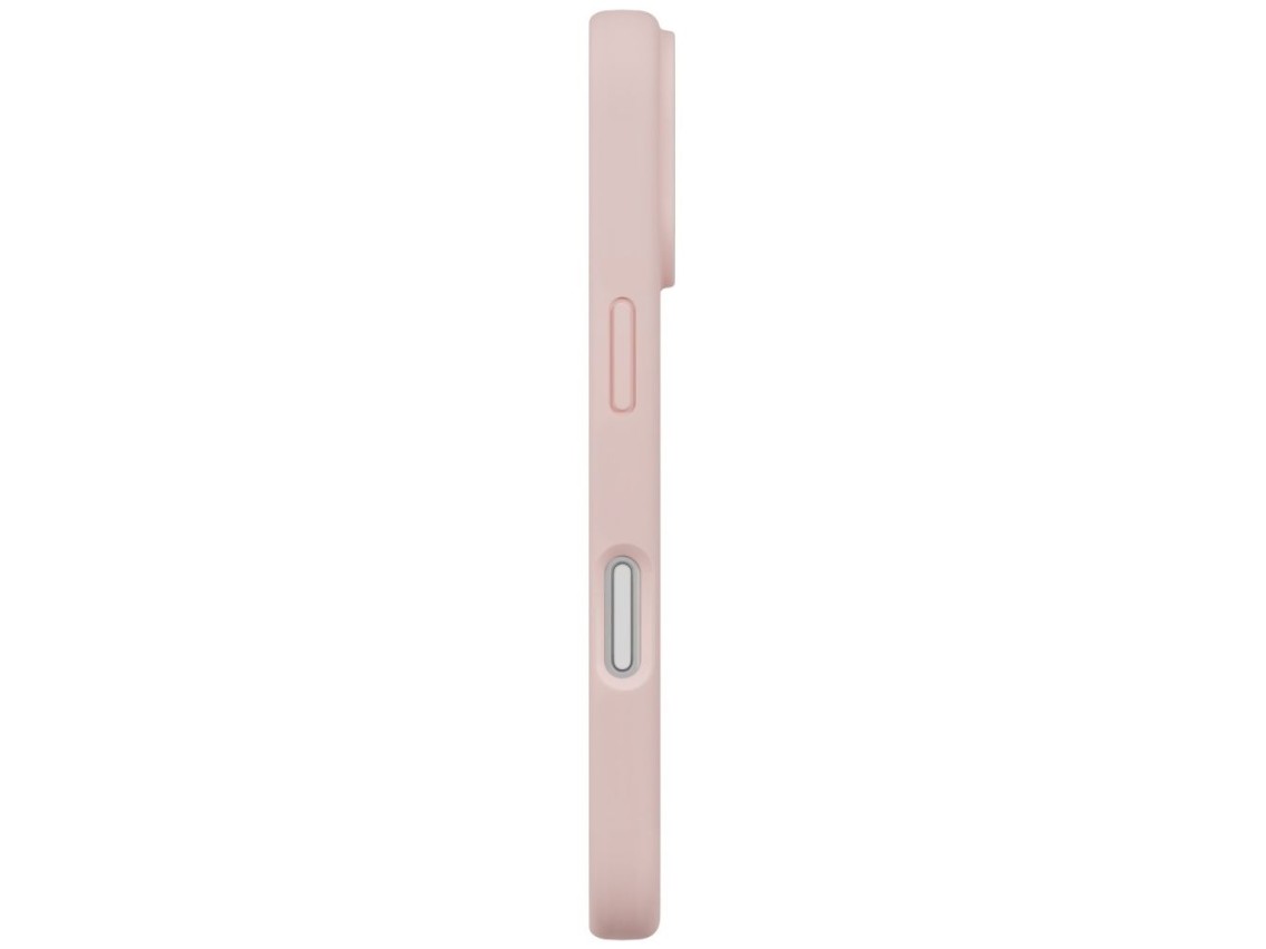 Capa com carregamento Magclick Uniq Lino para iPhone 17 - Rosa