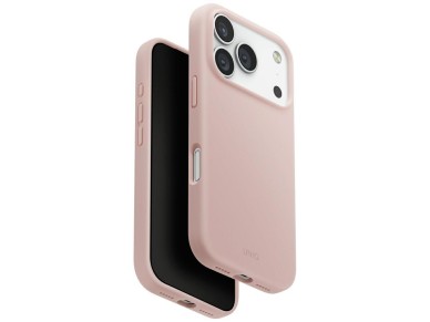 Uniq Lino iPhone 17 Pro Magclick Charging Case - Pink Uniq Lino iPhone 17 Pro Magclick Charging Case - Pink