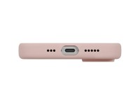 Capa com carregamento Magclick Uniq Lino para iPhone 17 - Rosa Capa com carregamento Magclick Uniq Lino para iPhone 17 - Rosa