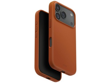 Uniq Lino iPhone 17 Pro Magclick Charging Case - Orange Uniq Lino iPhone 17 Pro Magclick Charging Case - Orange
