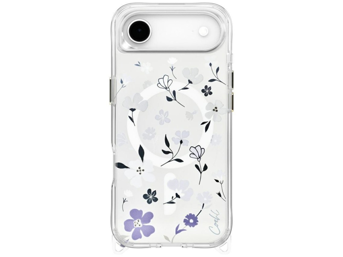 Funda de carga magnética Uniq Coehl Amara para iPhone Air - Transparente