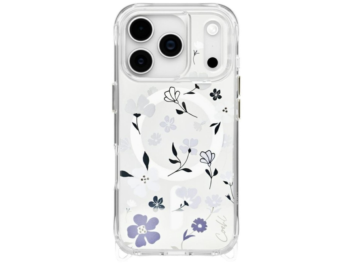 Capa Uniq Coehl Amara para iPhone 17 Pro com carregamento magnético - Transparente