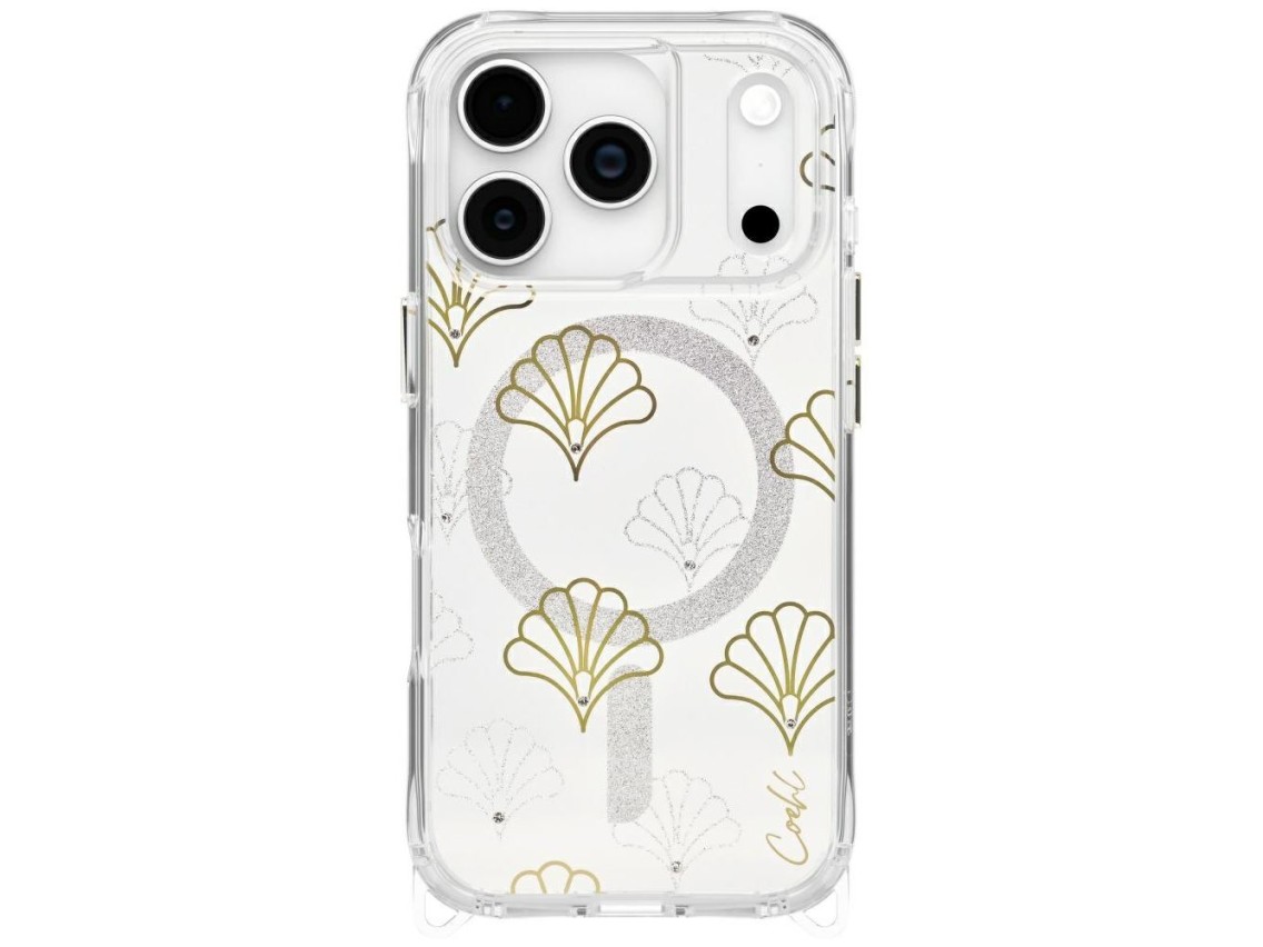 Funda Uniq Coehl Maree para iPhone 17 Pro con carga magnética - plateada