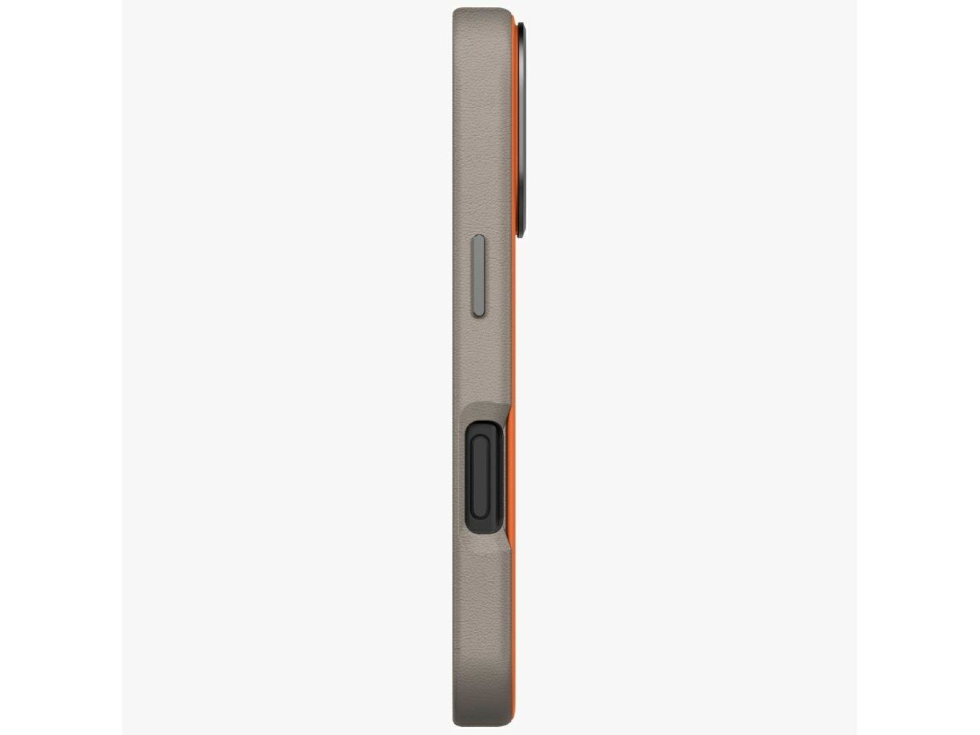 Uniq Lyden DS Case for iPhone 17 Pro Magclick Charging - Orange-Gray
