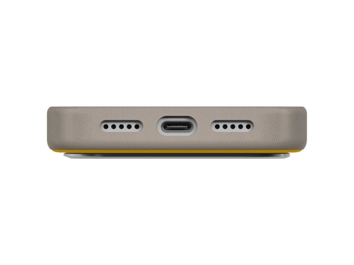 Funda Uniq Lyden DS para iPhone 17 Pro con carga Magclick - Amarillo-Gris