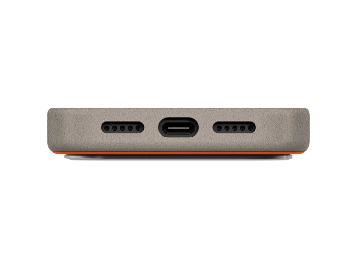 Uniq Lyden DS Case for iPhone 17 Pro Magclick Charging - Orange-Gray