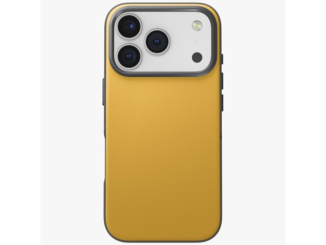 Funda Uniq Lyden DS para iPhone 17 Pro con carga Magclick - Amarillo-Gris