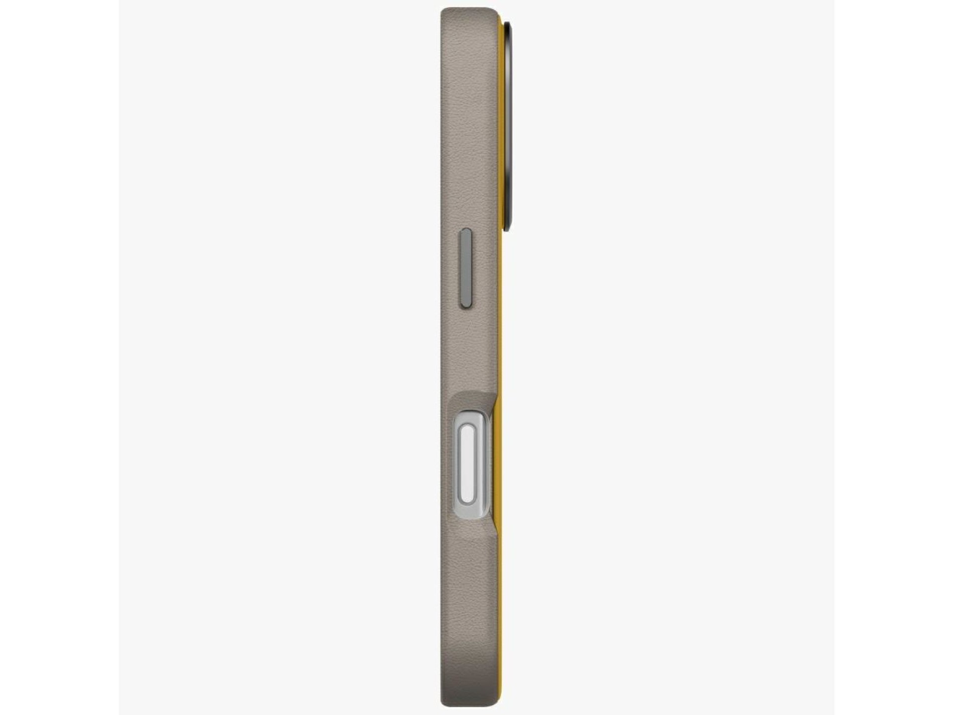 Funda Uniq Lyden DS para iPhone 17 Pro con carga Magclick - Amarillo-Gris
