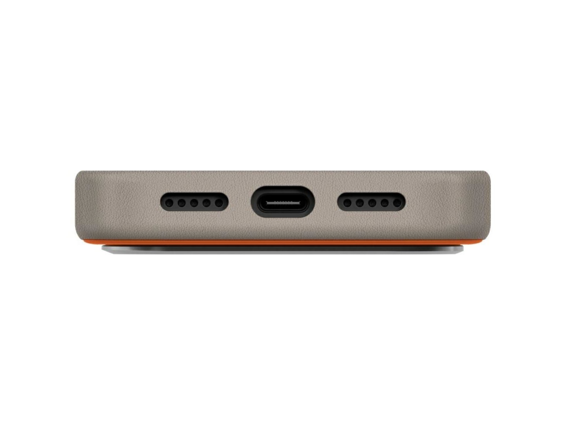 Uniq Lyden DS Case for iPhone 17 Pro Magclick Charging - Orange-Gray