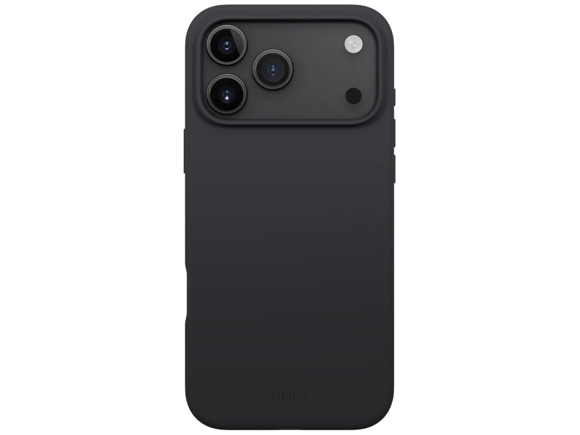Funda con carga Magclick Uniq Lino para iPhone 17 Pro Max - Gris
