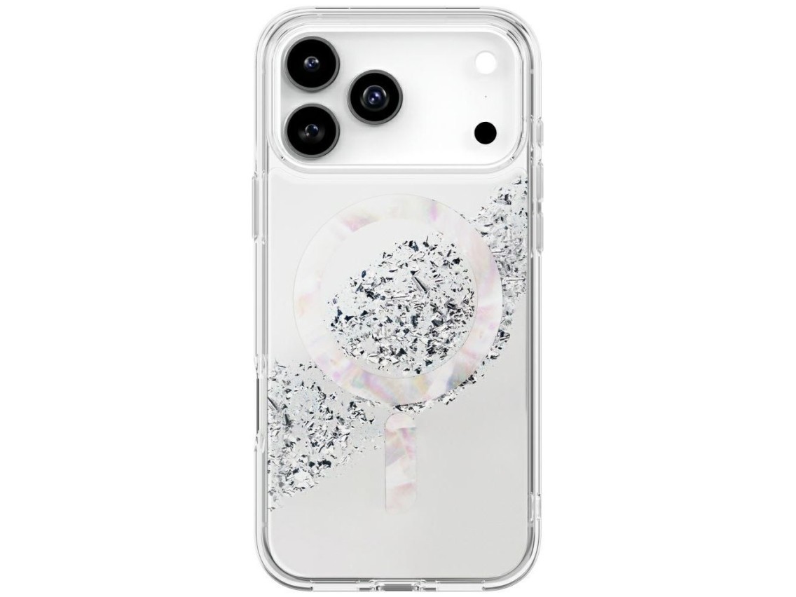Uniq Coehl Crystelle case for iPhone 17 Pro Max Magnetic Charging - silver