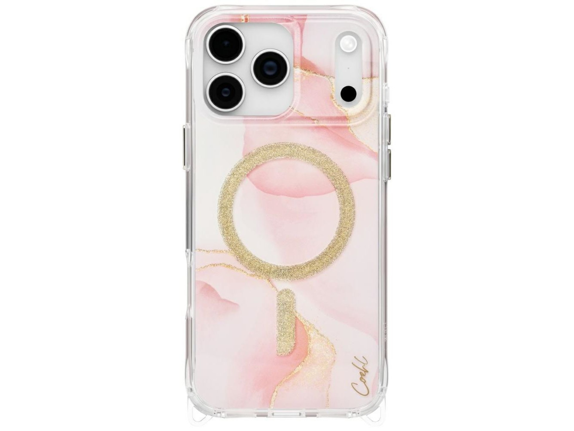 Funda Uniq Coehl Aeris para iPhone 17 Pro Max con carga magnética - Rosa