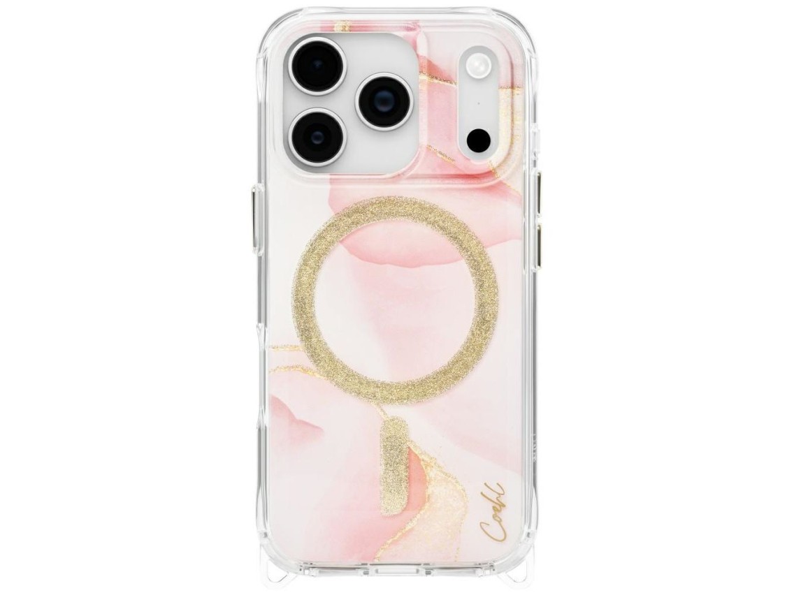 Funda Uniq Coehl Aeris para iPhone 17 Pro con carga magnética - Rosa