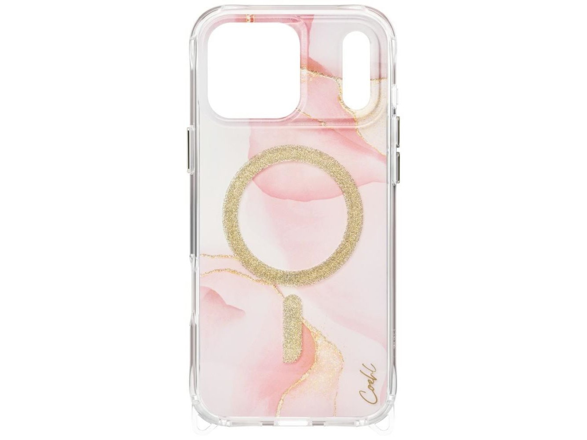 Funda Uniq Coehl Aeris para iPhone 17 Pro Max con carga magnética - Rosa