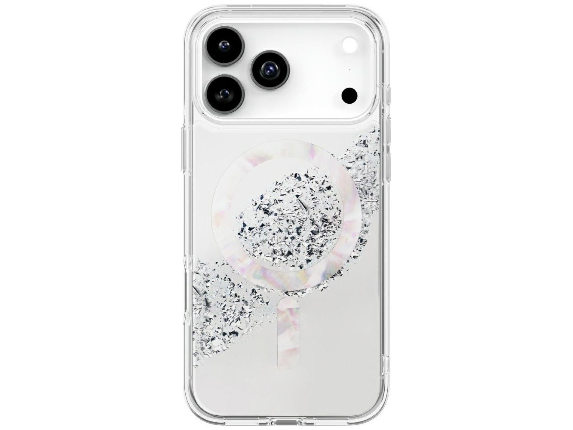 Uniq Coehl Crystelle case for iPhone 17 Pro Max Magnetic Charging - silver